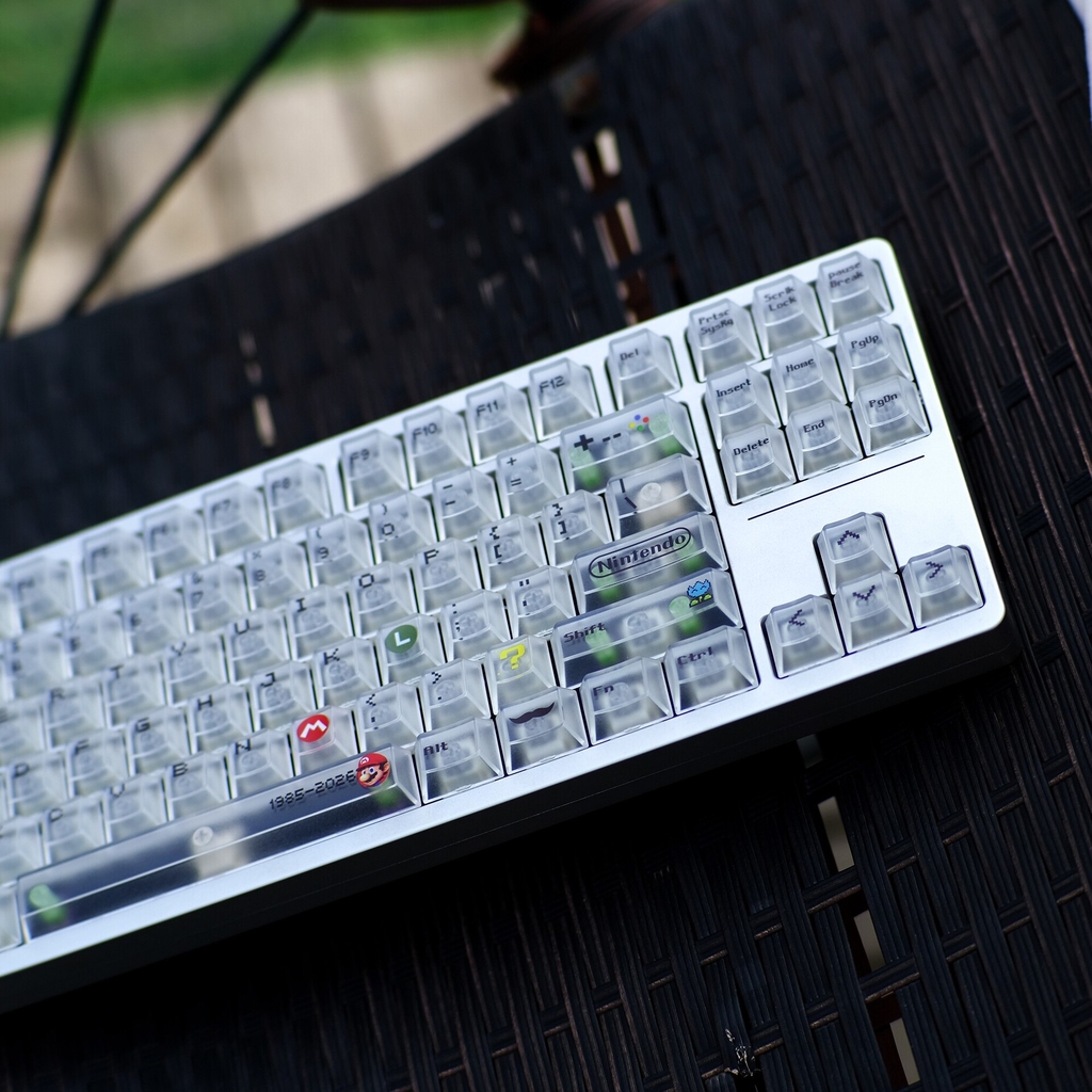 Bộ keycap Aifei Matte Transparent Retro Game (Cherry Profile / ABS)