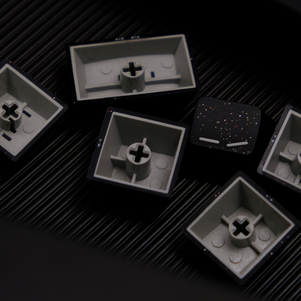 Bộ key cap Aifei WoB Glitter Semi-transparent (Cherry Profile / ABS Double-shot)