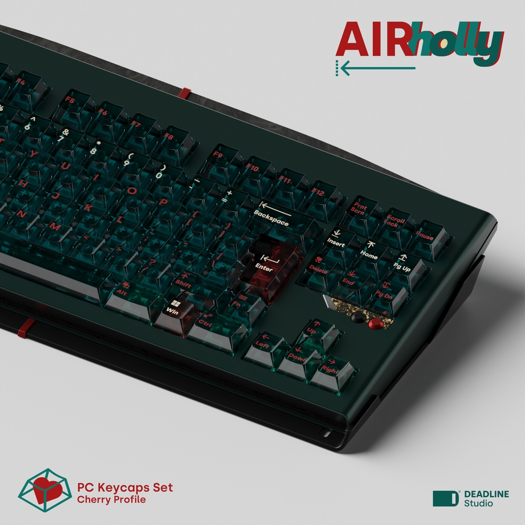 [Pre-order] Bộ keycap Deadline Air Holly PC (Cherry Profile / PC)