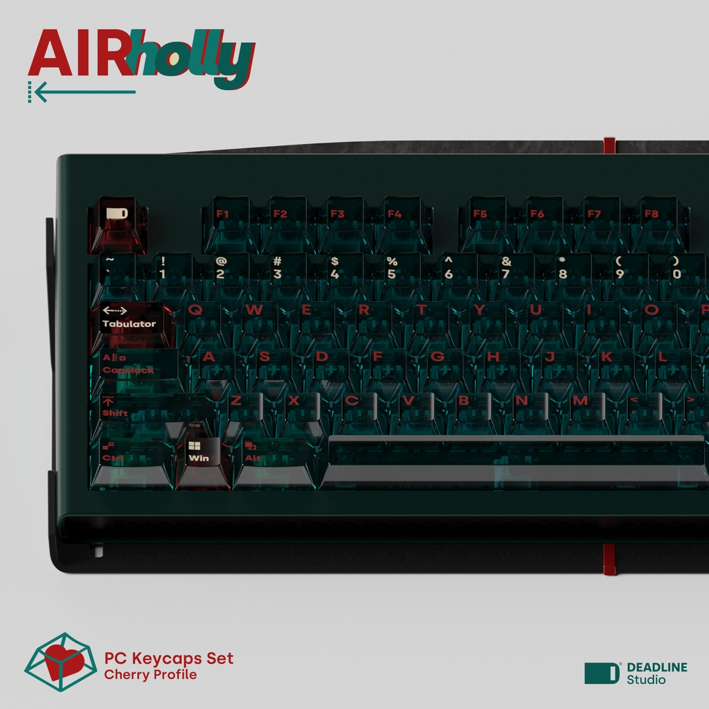 [Pre-order] Bộ keycap Deadline Air Holly PC (Cherry Profile / PC)