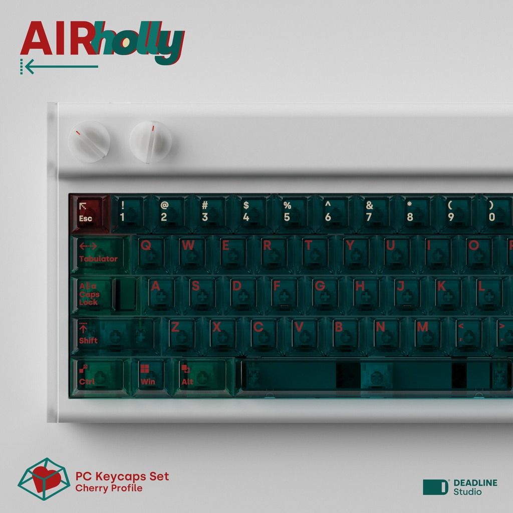 [Pre-order] Bộ keycap Deadline Air Holly PC (Cherry Profile / PC)
