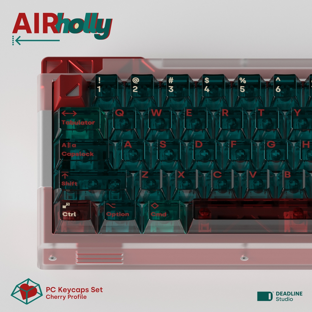 [Pre-order] Bộ keycap Deadline Air Holly PC (Cherry Profile / PC)