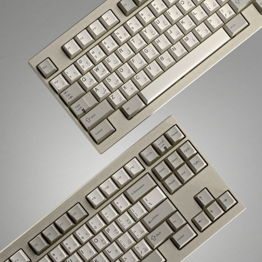 [GB] Bộ keycap Key Kobo Beige (Cherry profile / ABS Double-shot)