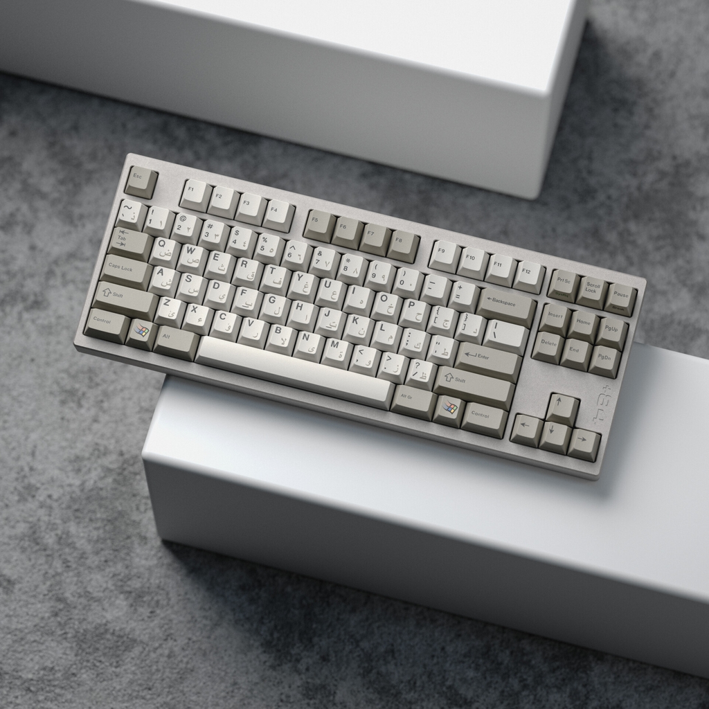 [GB] Bộ keycap Key Kobo Beige (Cherry profile / ABS Double-shot)