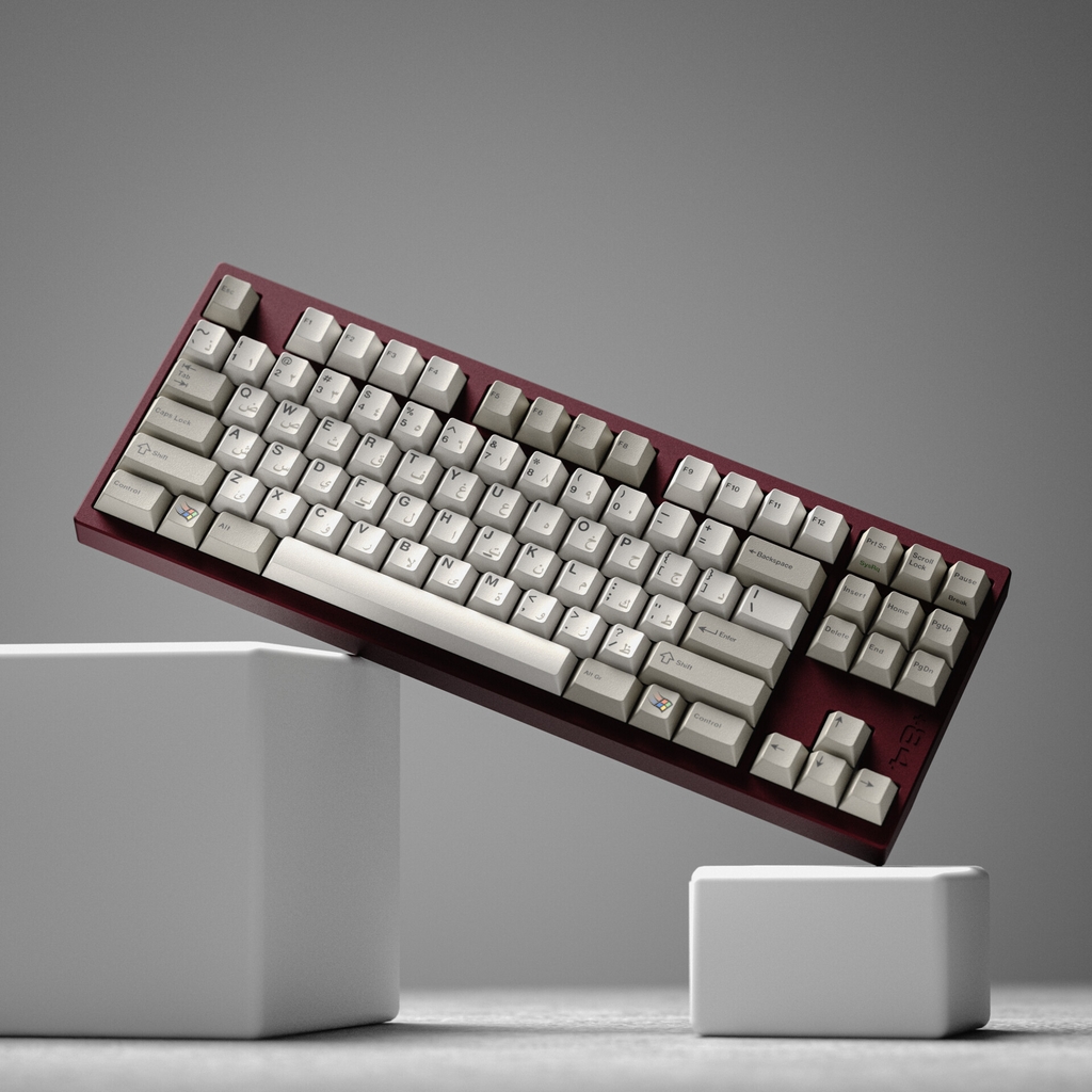[GB] Bộ keycap Key Kobo Beige (Cherry profile / ABS Double-shot)