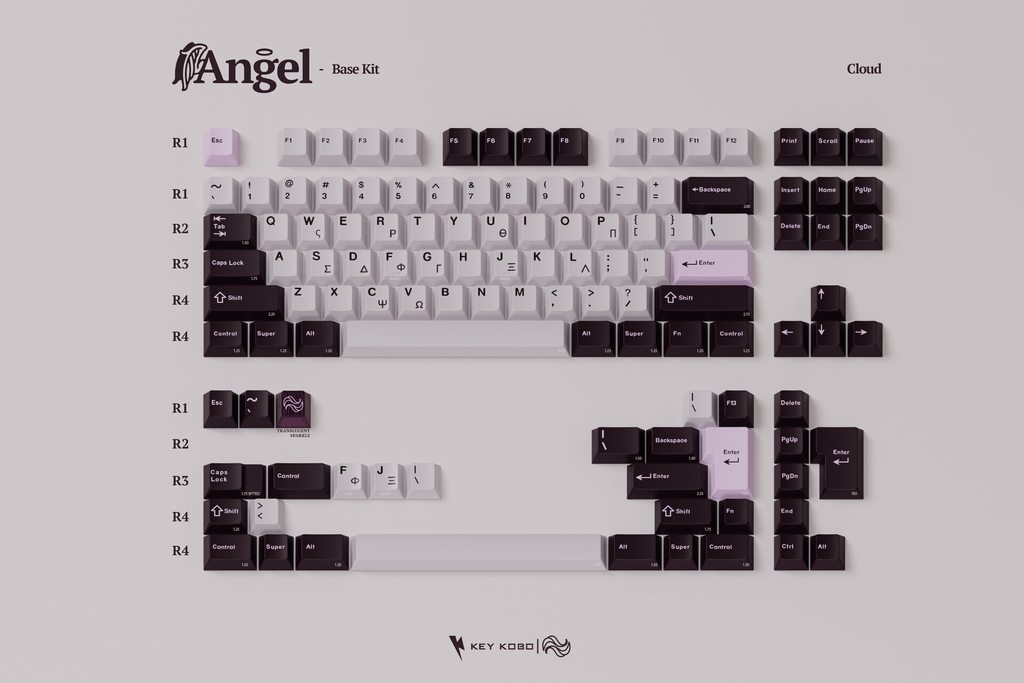 [GB] Bộ keycap Key Kobo Angel (Cherry profile / ABS Double-shot)