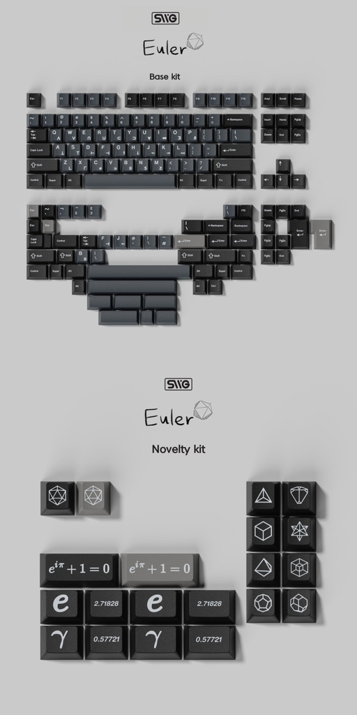 Bộ keycap SWG Euler (Cherry profile / ABS Double-shot)