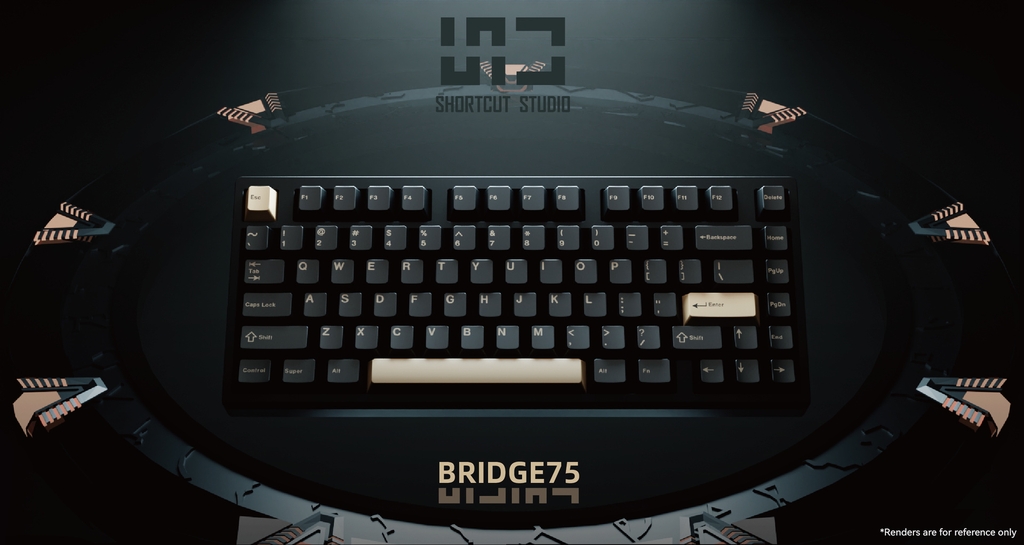[Pre-order] Bridge75 Bàn phím cơ nhôm gaming 3 mode