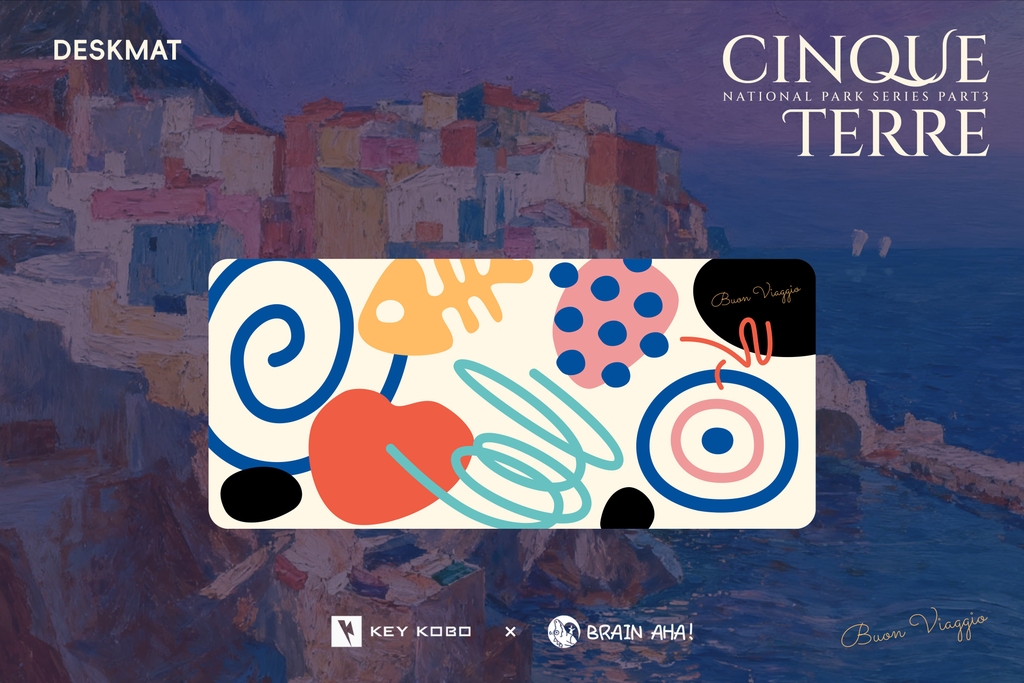 Bộ keycap KeyKobo Cinque Terre (Cherry profile / ABS Double-shot)