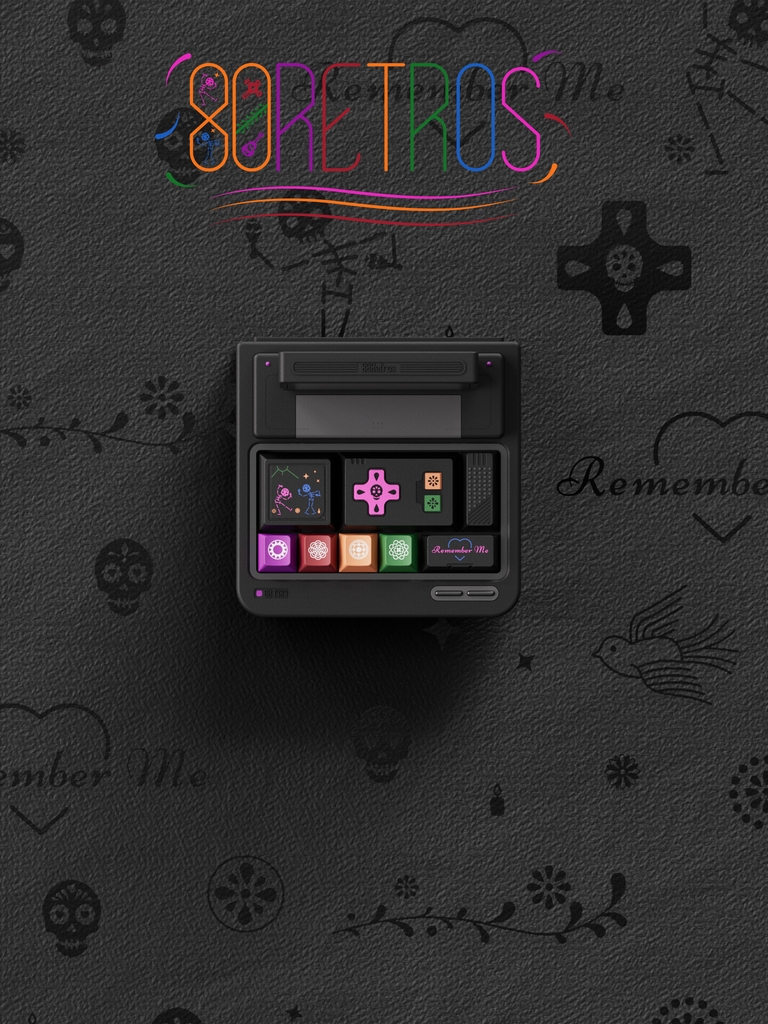 [Pre-order] Bộ keycap 80Retros Day of the Dead (Cherry profile / PBT Ink-Printing)