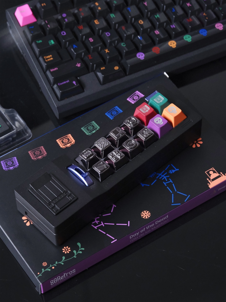 [Pre-order] Bộ keycap 80Retros Day of the Dead (Cherry profile / PBT Ink-Printing)