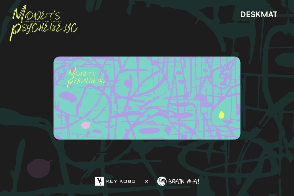 Bộ keycap Key Kobo Monet's Psychedelic (Cherry profile / ABS Double-shot)