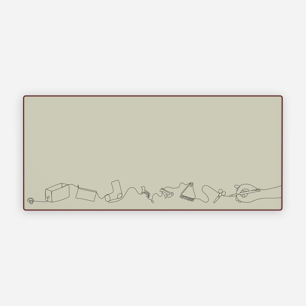 IV Kanketsu Doodle Deskmat
