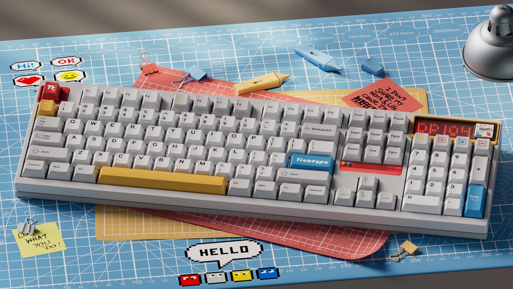 [Pre-order] Bàn phím cơ DP104 - Bàn phím chất lượng cao, full size