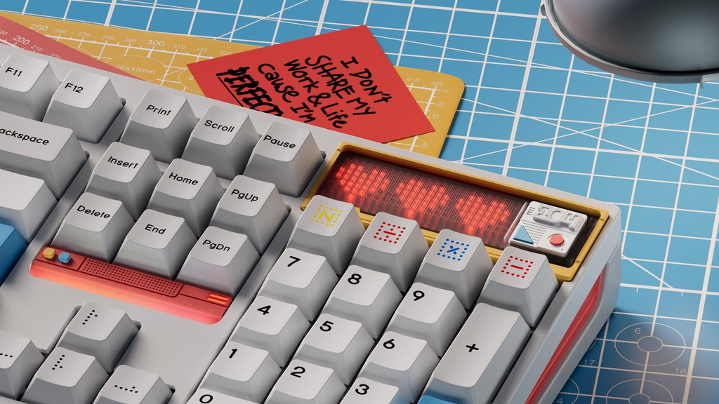 [Pre-order] Bàn phím cơ DP104 - Bàn phím chất lượng cao, full size