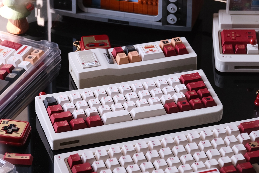 Bộ keycap 80Retros FC1983 (Cherry profile / PBT Ink-Printing + ABS Double-Shot)