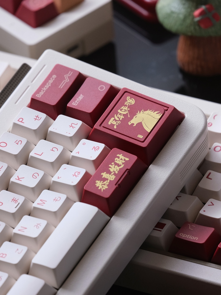 Bộ keycap 80Retros FC1983 (Cherry profile / PBT Ink-Printing + ABS Double-Shot)