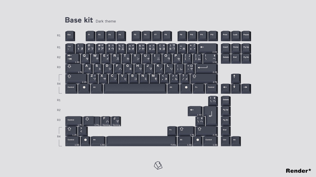 Bộ keycap GMK Honor (Cherry Profile / ABS Double-shot)