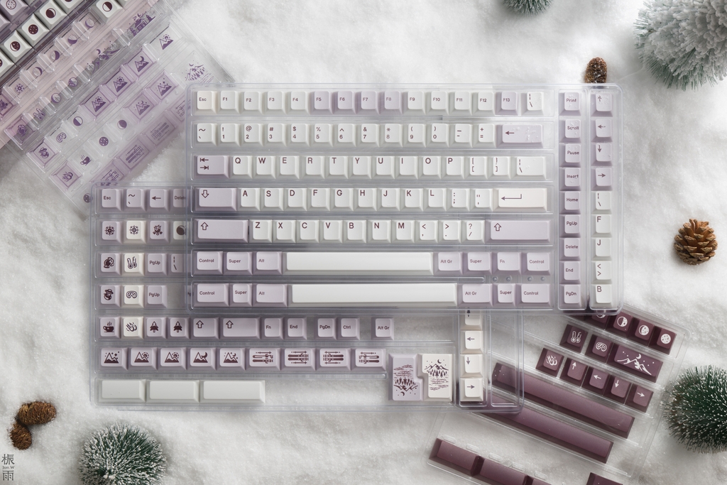 Bộ keycap GoMaster Winter Breath: Reborn (Cherry profile / PBT Dyesub)