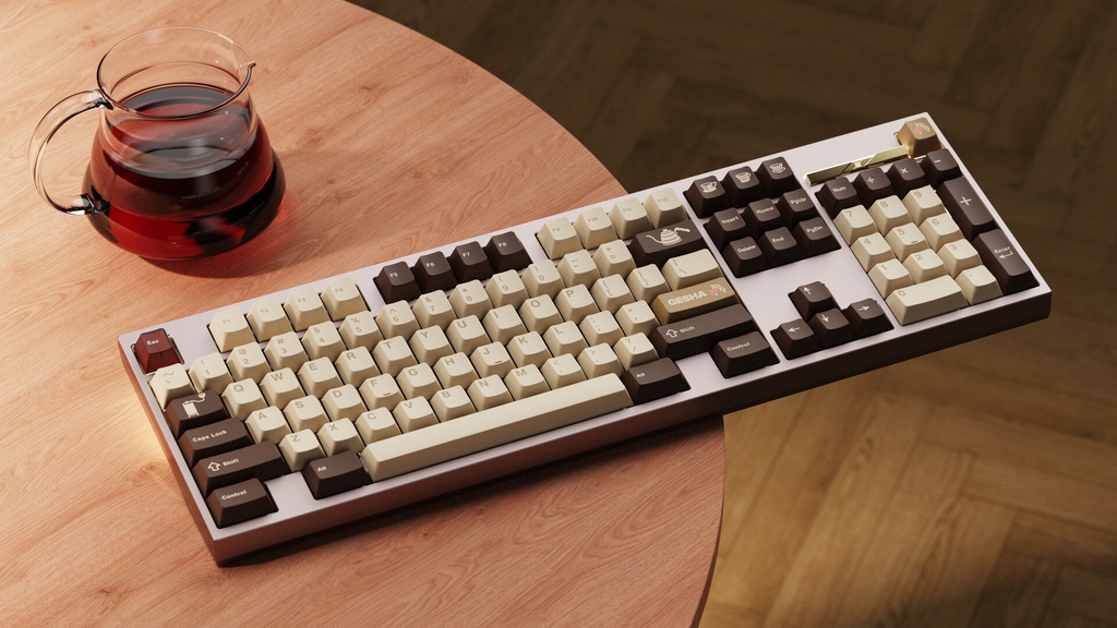 Bộ keycap MW Gesha (Cherry profile / ABS Double-shot)
