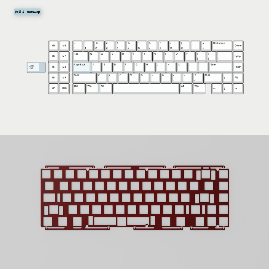 [GB] Sonic170 v2 PCB + Plate