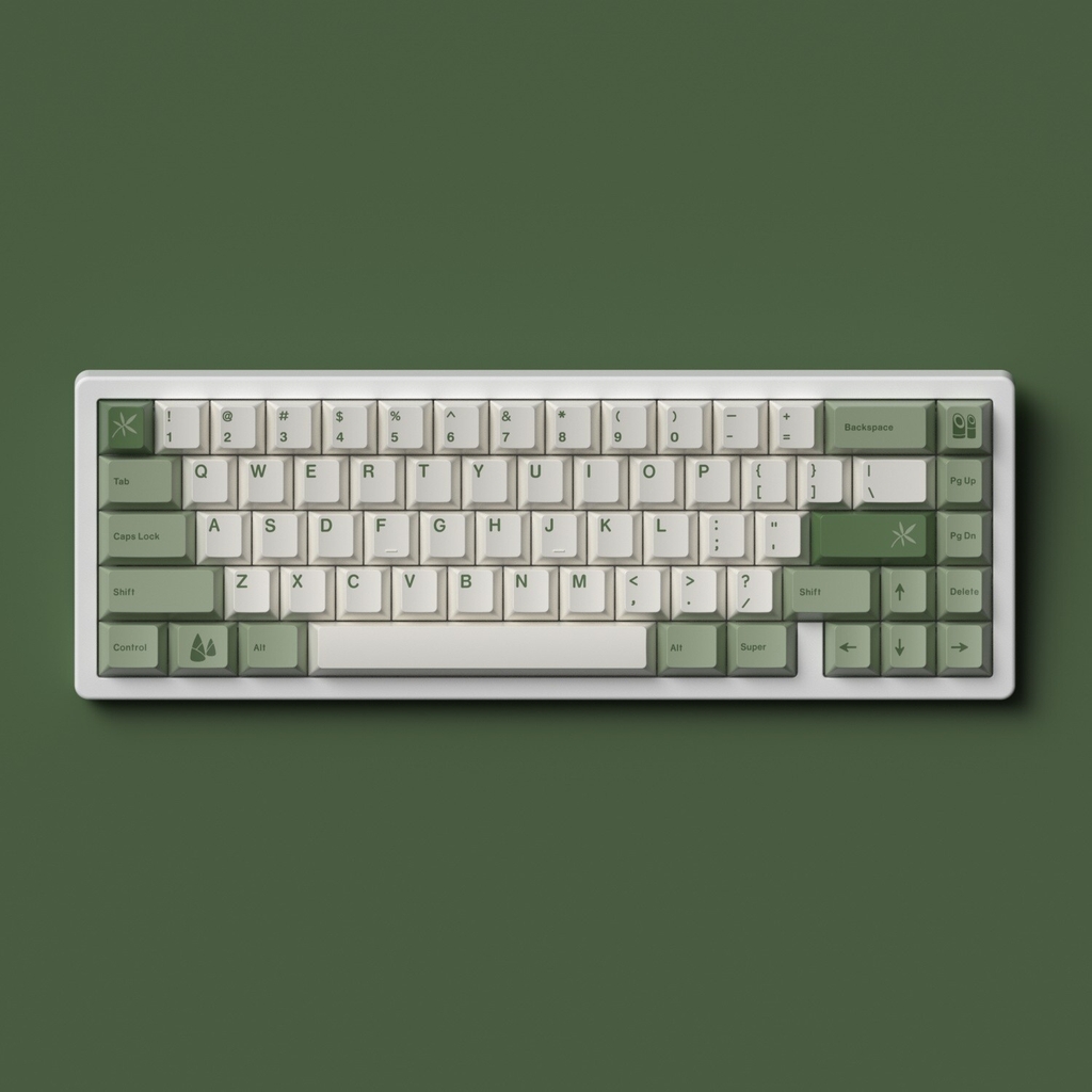 Bộ keycap JKDK Bamboo Forest (Cherry profile / PBT Dyesub)