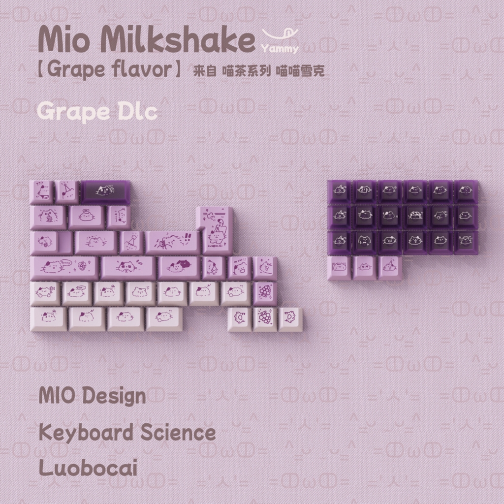 Bộ keycap KBS Mio Milkshake (Cherry profile / PBT Dyesub)
