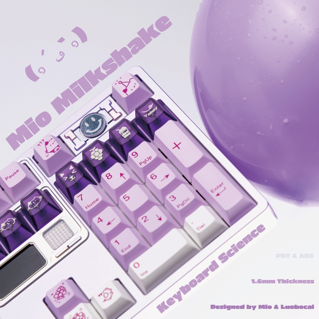 Bộ keycap KBS Mio Milkshake (Cherry profile / PBT Dyesub)