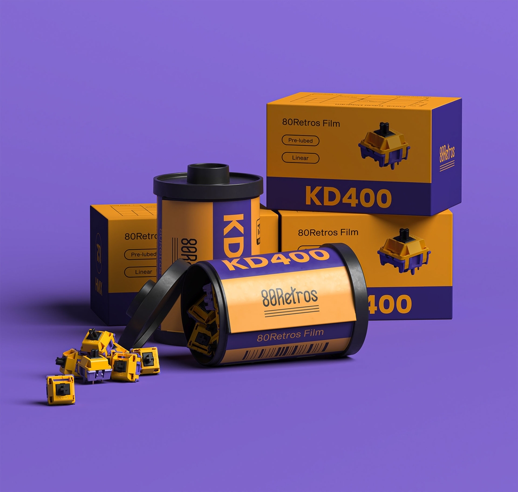 80Retros x HMX Film switch - FJ400 / KD200 / Game 1989 / Joker / Xmas