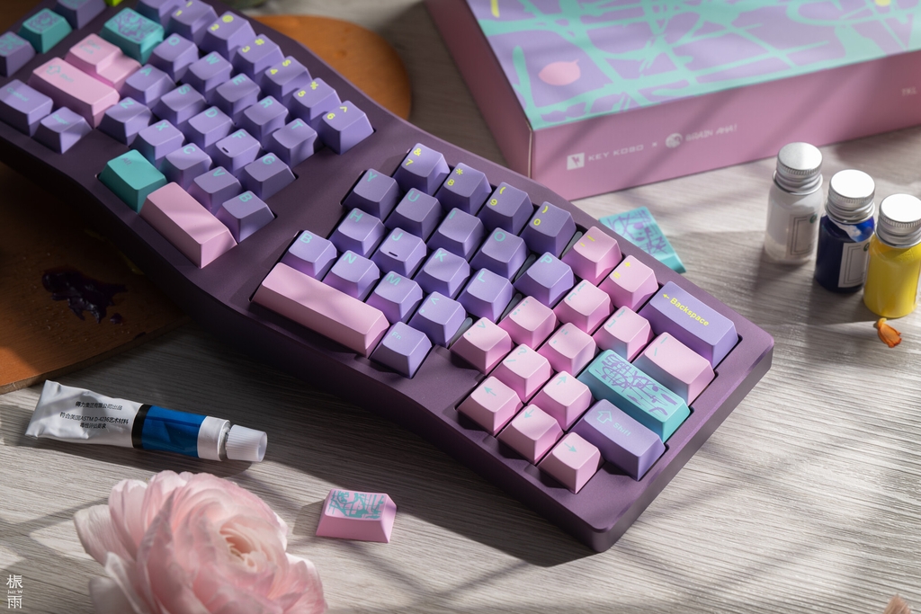 Bộ keycap Key Kobo Monet's Psychedelic (Cherry profile / ABS Double-shot)