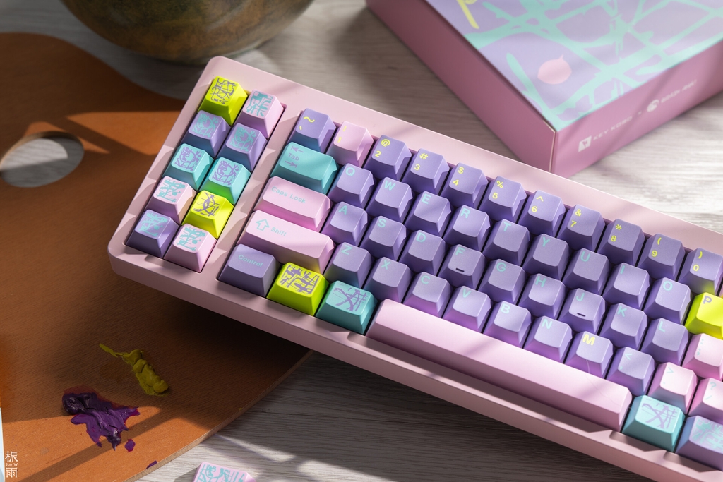 Bộ keycap Key Kobo Monet's Psychedelic (Cherry profile / ABS Double-shot)