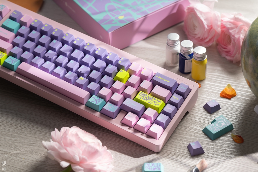 Bộ keycap Key Kobo Monet's Psychedelic (Cherry profile / ABS Double-shot)