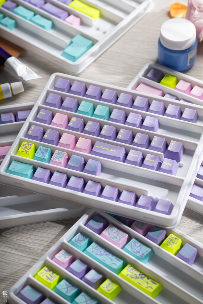 Bộ keycap Key Kobo Monet's Psychedelic (Cherry profile / ABS Double-shot)