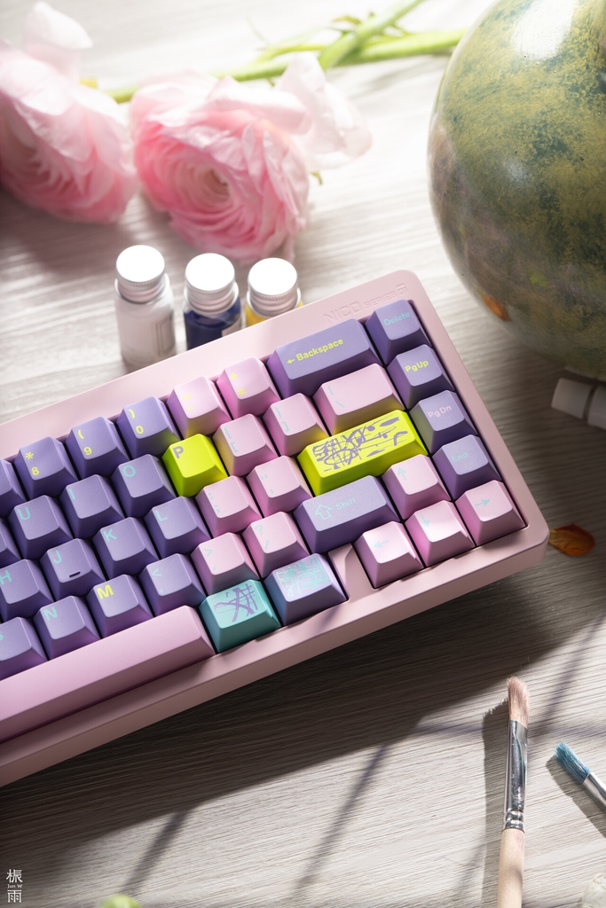 Bộ keycap Key Kobo Monet's Psychedelic (Cherry profile / ABS Double-shot)