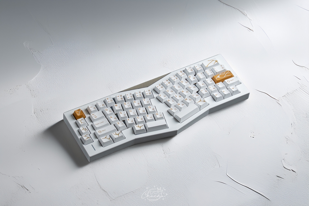 Bộ keycap Key Kobo Kintsugi Shiro (Cherry profile / ABS Double-shot)