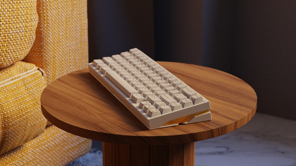 [GB] Bộ keycap Keykobo Kintsugi Shiro (Cherry profile / ABS Double-shot)