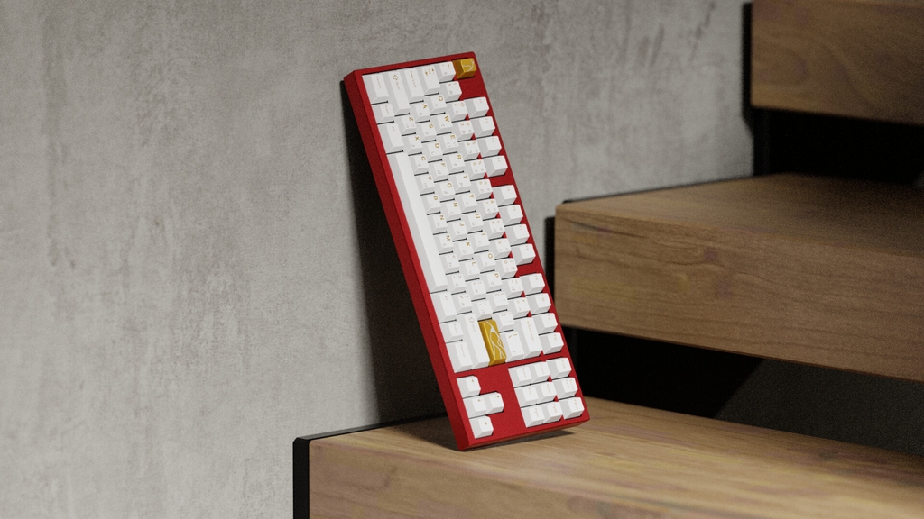 [GB] Bộ keycap Keykobo Kintsugi Shiro (Cherry profile / ABS Double-shot)