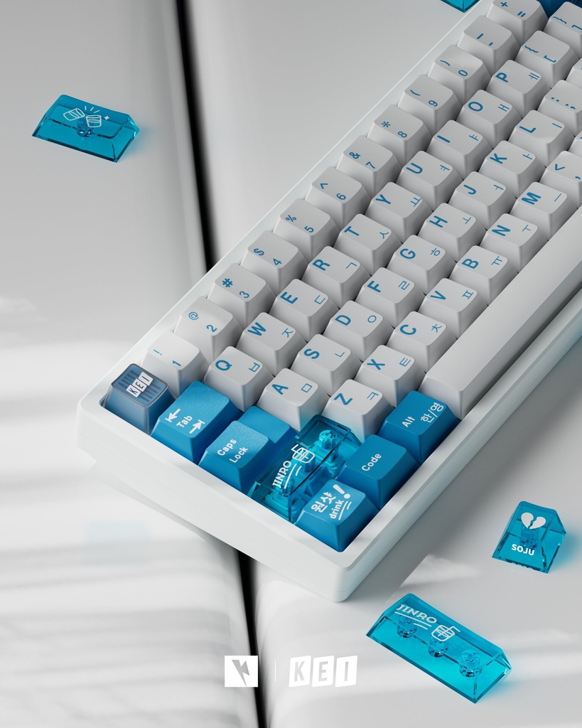 Bộ keycap Keykobo Soju (Cherry profile / ABS Double-shot)