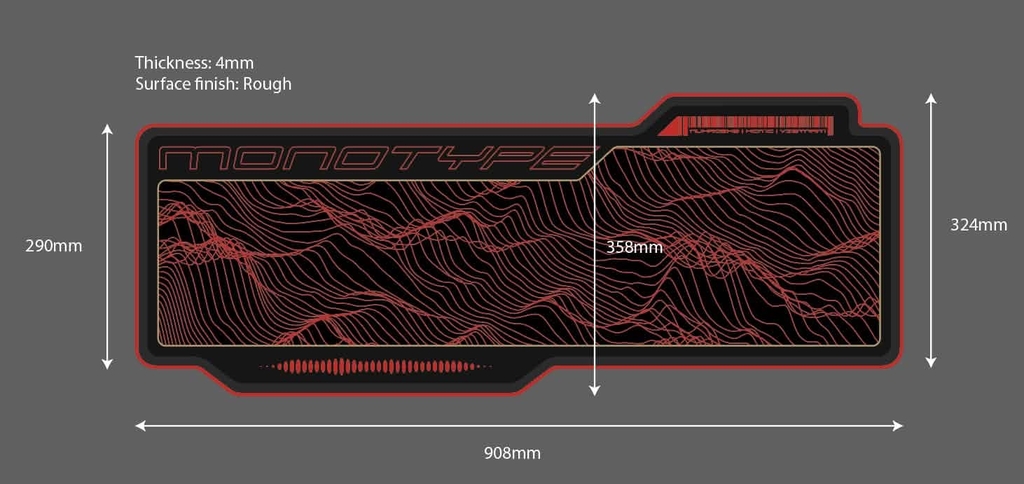 [Pre-order] Monotype Deskmat
