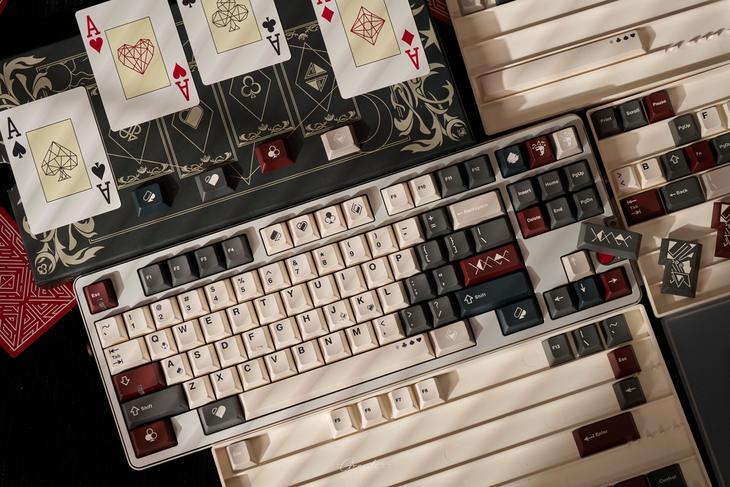 Bộ keycap MW Poker R2 (Cherry profile / PBT Double-shot)