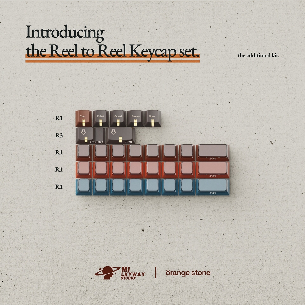 Bộ keycap MW Reel to Reel (Cherry profile / PBT Double-shot)