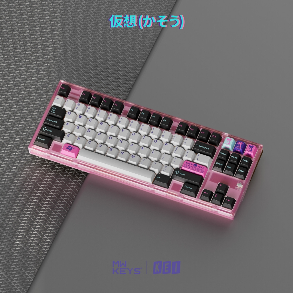 [GB] Bộ keycap MW Virtual (Cherry profile / ABS Double-shot)