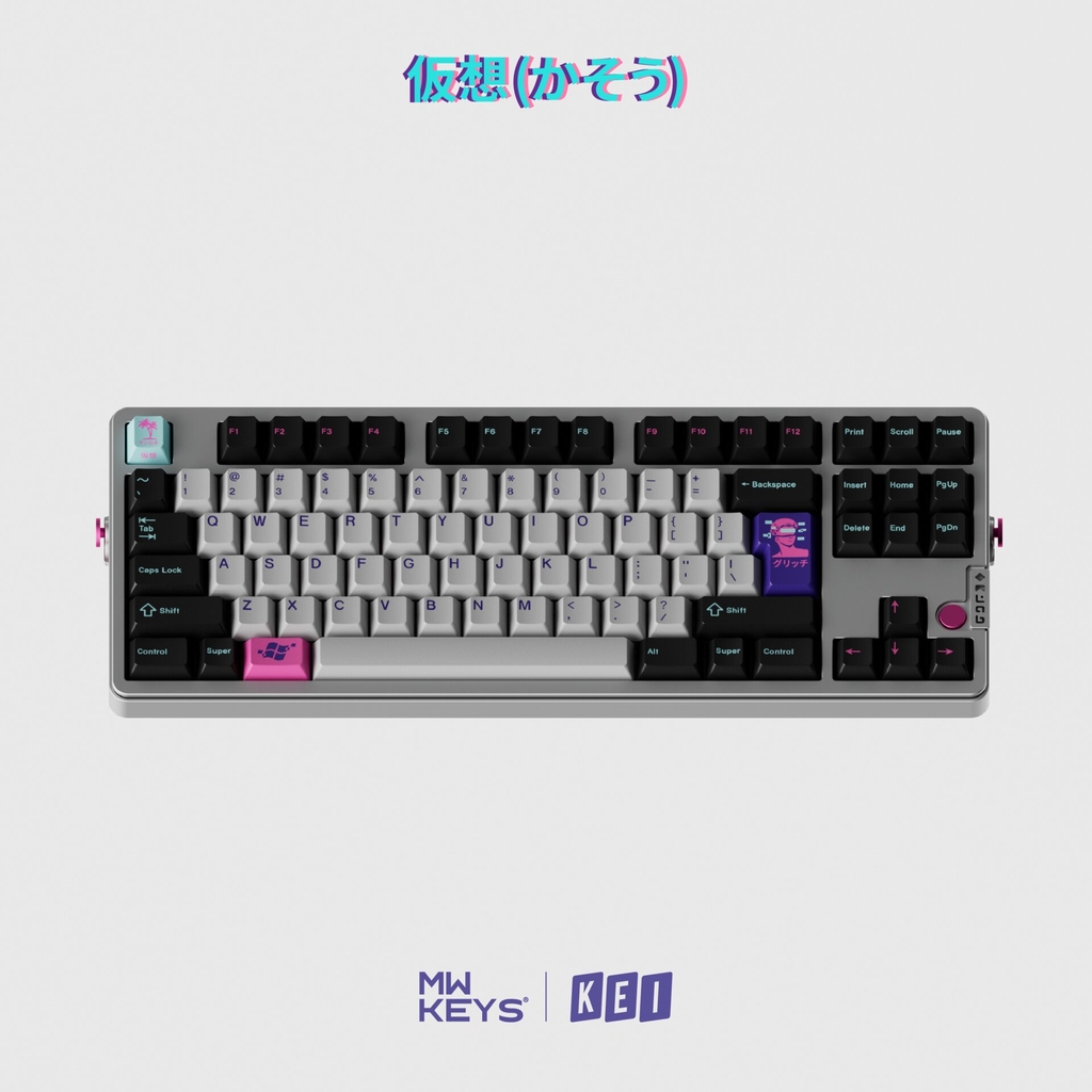[GB] Bộ keycap MW Virtual (Cherry profile / ABS Double-shot)