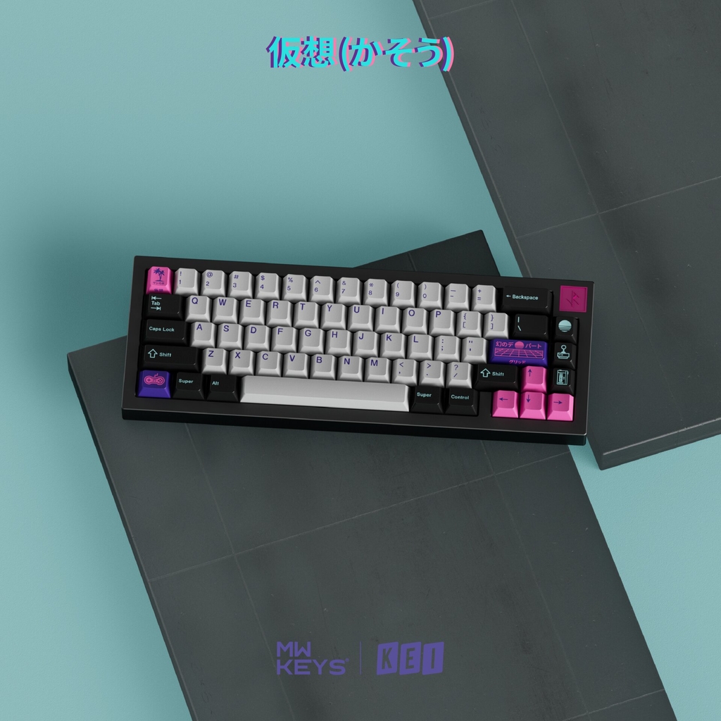 [GB] Bộ keycap MW Virtual (Cherry profile / ABS Double-shot)