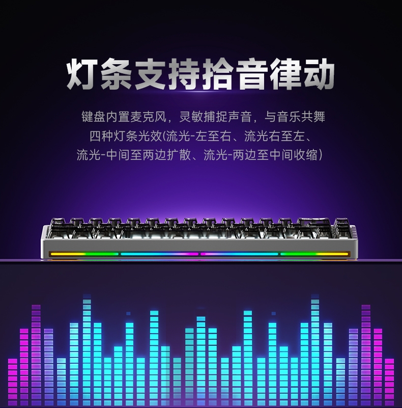 [Pre-order] Nut65 - Kit bàn phím cơ nhôm 3 mode LED RGB