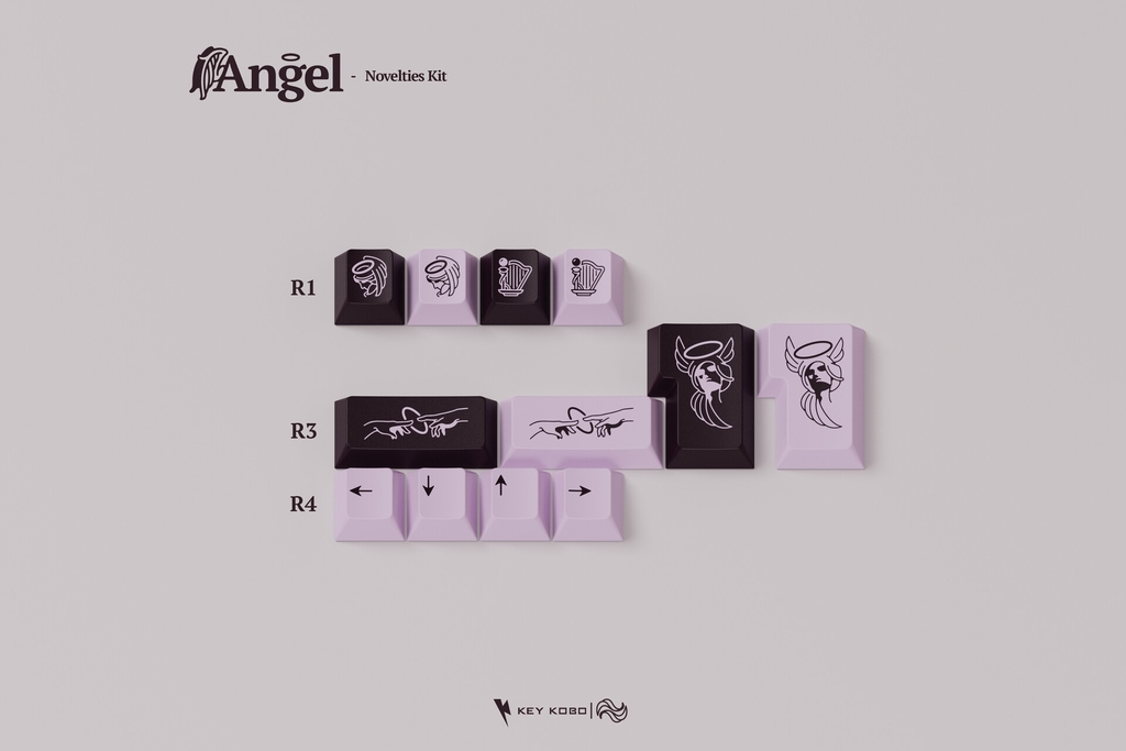 [GB] Bộ keycap Key Kobo Angel (Cherry profile / ABS Double-shot)