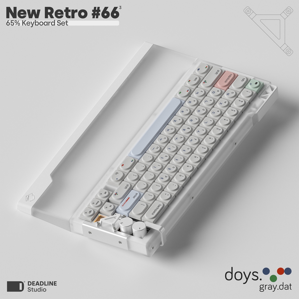 [GB] DEADLINE Studio NewRetro#66v3 keyboard kit