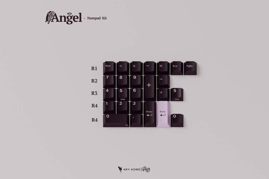[GB] Bộ keycap Key Kobo Angel (Cherry profile / ABS Double-shot)