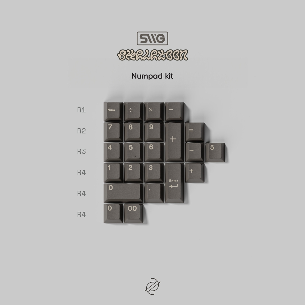 [GB] Bộ keycap SWG Skeletoon (Cherry profile / ABS Double-shot)