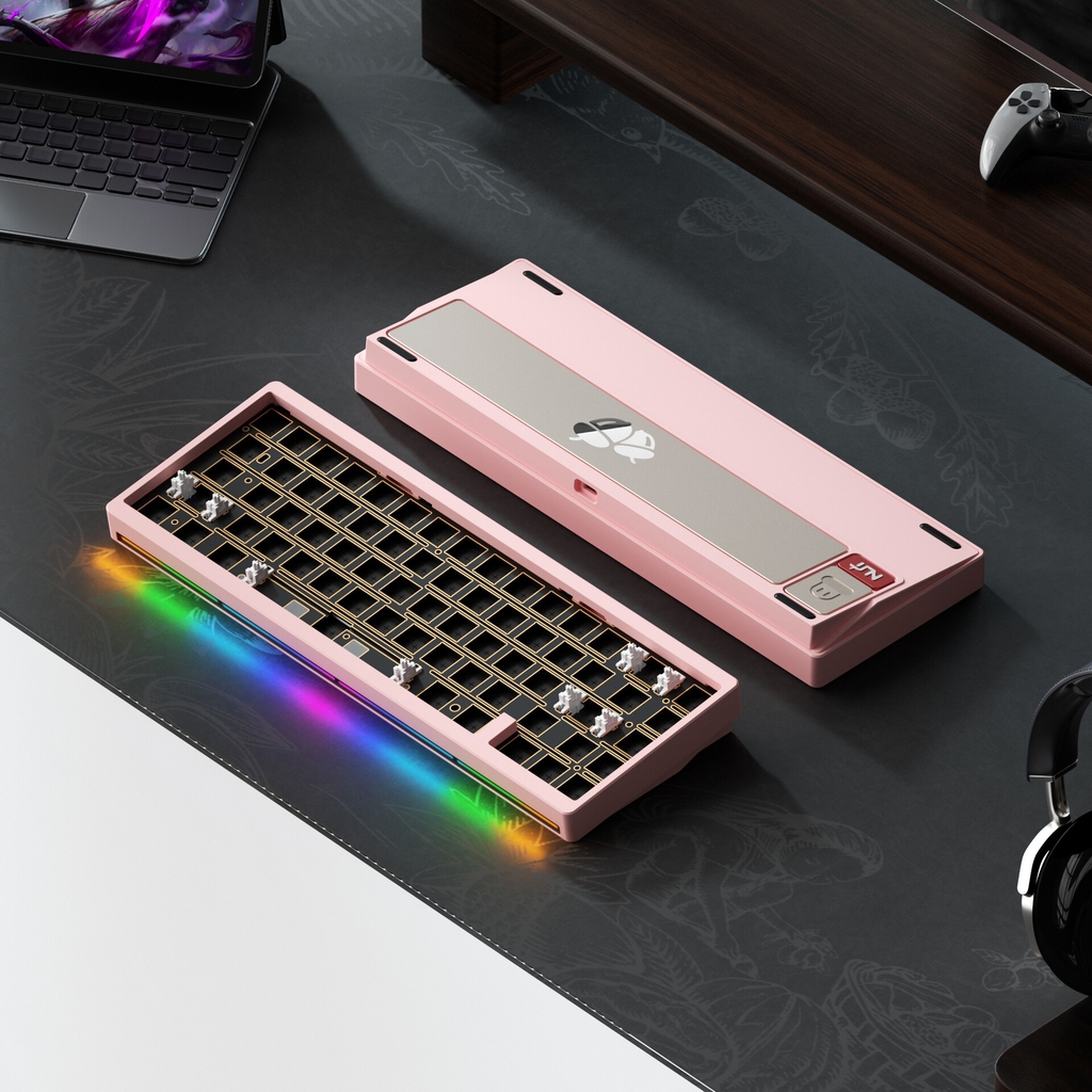 Nut65 - Kit bàn phím cơ nhôm 3 mode LED RGB